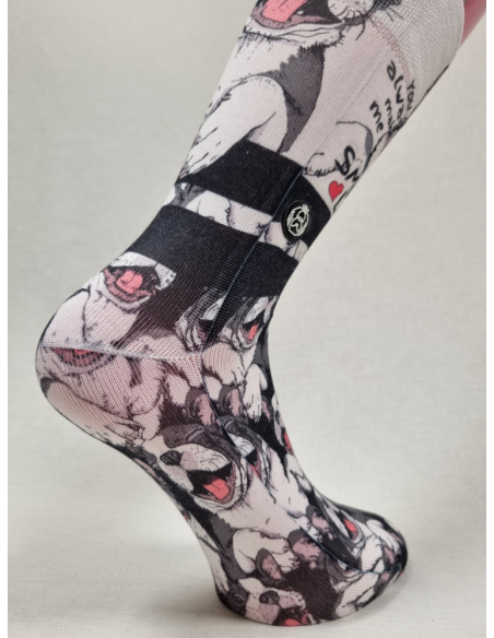 CALCETINES INFORMALES DE HOMBRE CON PERRO FELIZ