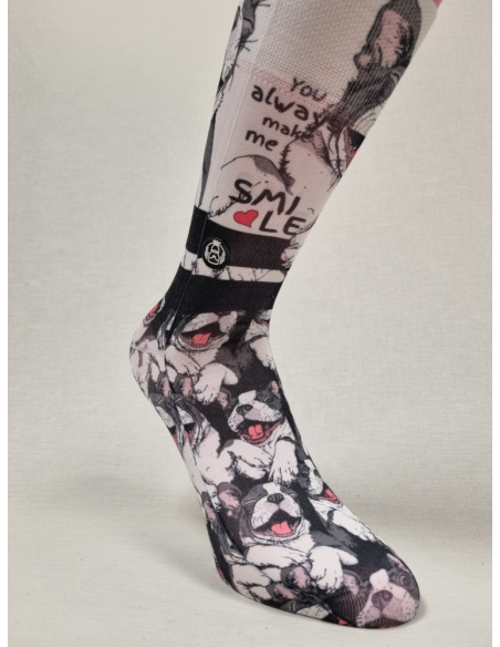 CALCETINES INFORMALES DE HOMBRE CON PERRO FELIZ