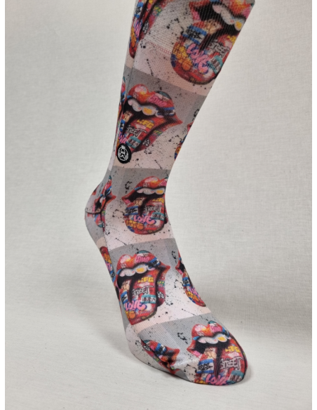 CALCETINES DISTINTOS DE HOMBRE ROLLING STONES