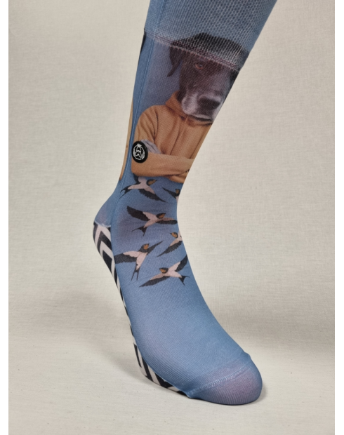 CALCETINES MOLONES DE HOMBRE CON PERRO