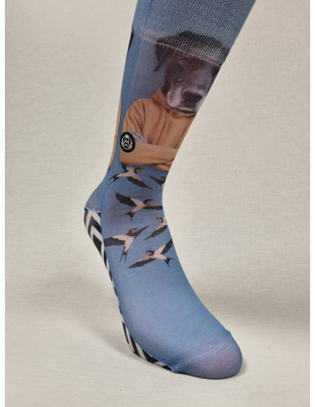 CALCETINES MOLONES DE HOMBRE CON PERRO