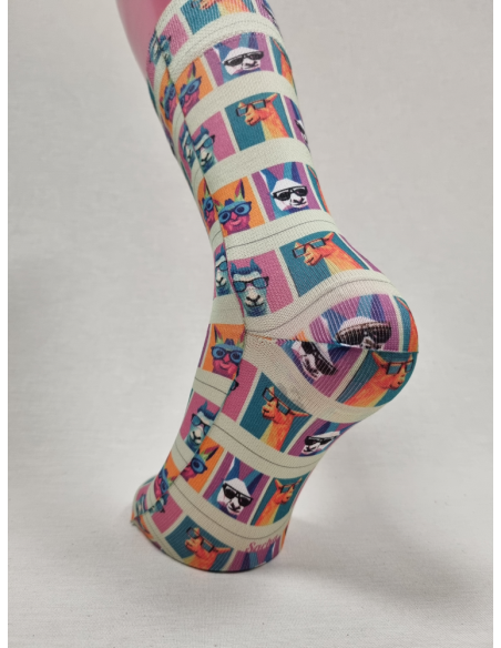 CALCETINES MOLONES DE HOMBRE LLAMA DE VACACIONES