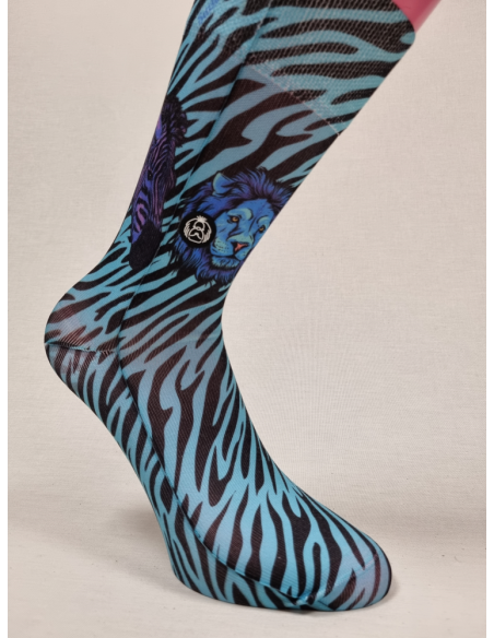 CALCETINES MOLONES DE HOMBRE LEON Y CEBRA