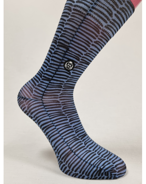 CALCETINES DIBUJADOS DE HOMBRE CON RAYAS