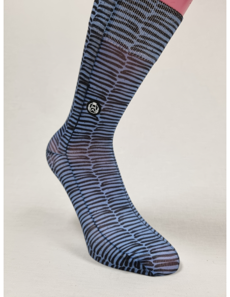 CALCETINES DIBUJADOS DE HOMBRE CON RAYAS