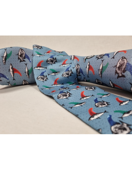 CALCETINES ORIGINALES DE HOMBRE TIBURON SARDINA