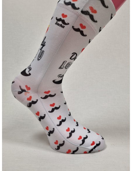 CALCETINES SIMPATICOS DE HOMBRE I LOVE YOU PAPA