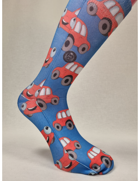 CALCETINES DIVERTIDOS DE COCHES LOCOS DE HOMBRE