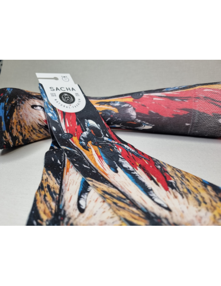 CALCETINES SIMPÁTICOS DE HOMBRE EN EL ESPACIO