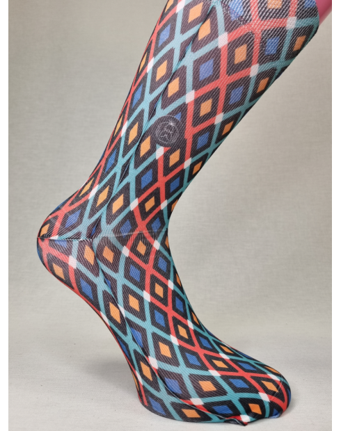 CALCETINES DIFERENTES CON ROMBOS PARA...