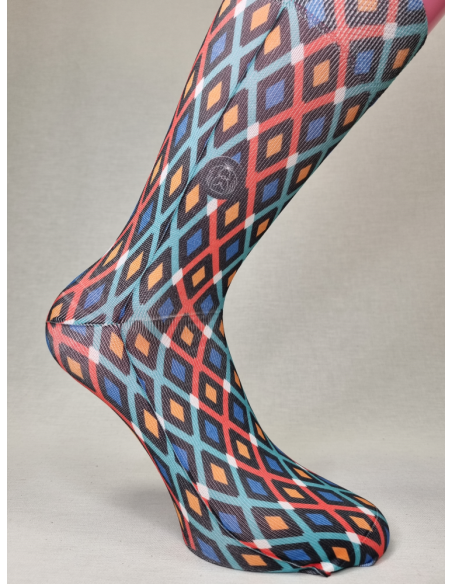 CALCETINES DIFERENTES CON ROMBOS PARA HOMBRE