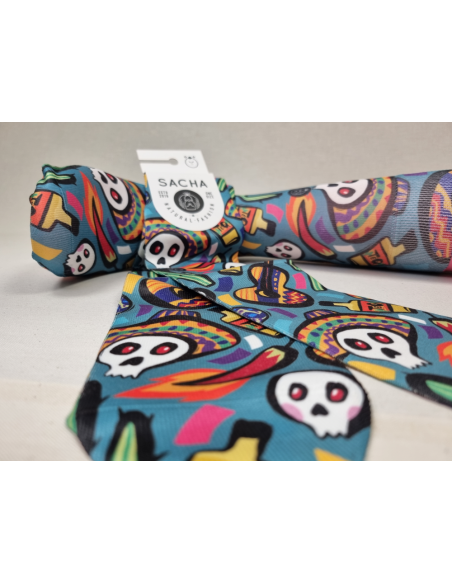 CALCETINES DIVERTIDOS CALAVERAS Y TEQUILA DE HOMBRE