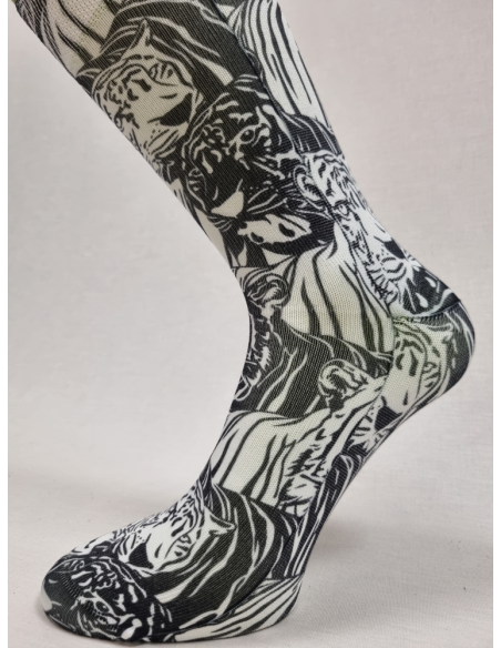 CALCETINES INFORMALES DE HOMBRE CON TIGRES