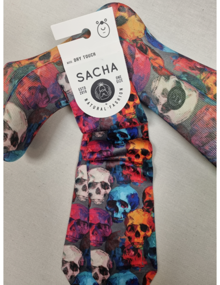 CALCETINES ATREVIDOS DE HOMBRE CALAVERAS COLORES