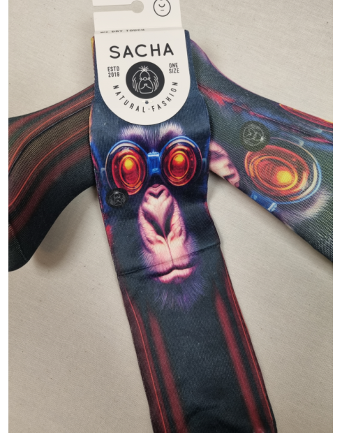 CALCETINES MOLONES DE HOMBRE CON MONO...