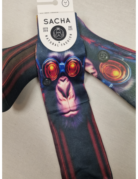 CALCETINES MOLONES DE HOMBRE CON MONO GRACIOSO