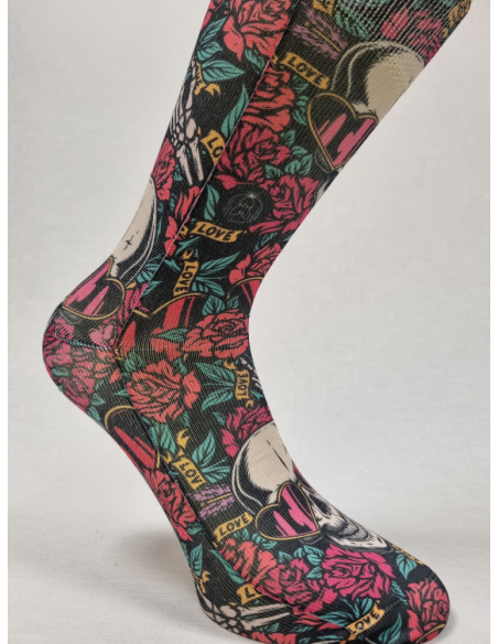 CALCETINES ORIGINALES DE HOMBRE CALAVERAS CON GAFAS