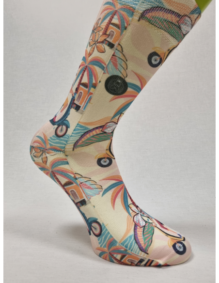 CALCETINES DIVERTIDOS DE HOMBRE EN VESPA