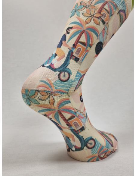 CALCETINES DIVERTIDOS DE HOMBRE EN VESPA