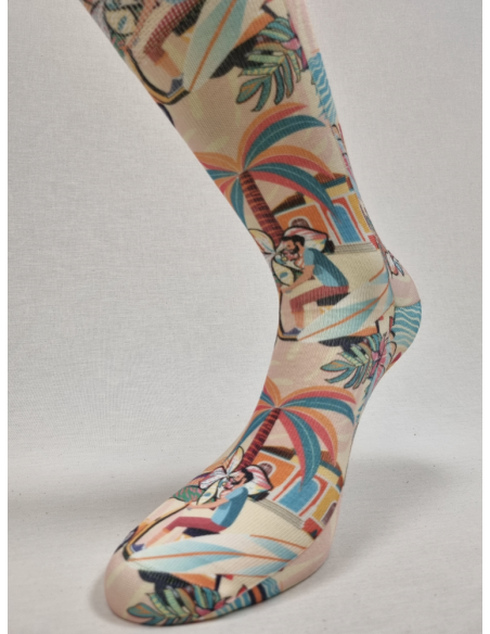 CALCETINES DIVERTIDOS DE HOMBRE EN VESPA