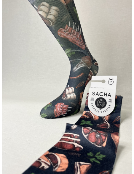 CALCETINES MOLONES CARNIVOROS DE HOMBRE