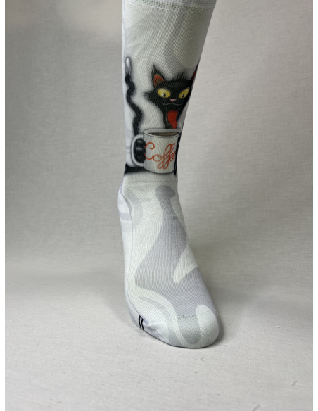 CALCETIN GRACIOSO DE HOMBRE CAT COFEE