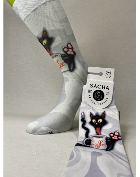 CALCETIN GRACIOSO DE HOMBRE CAT COFEE