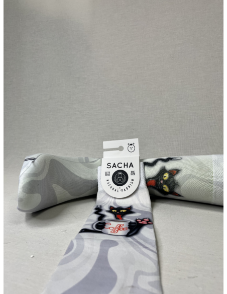 CALCETIN GRACIOSO DE HOMBRE CAT COFEE