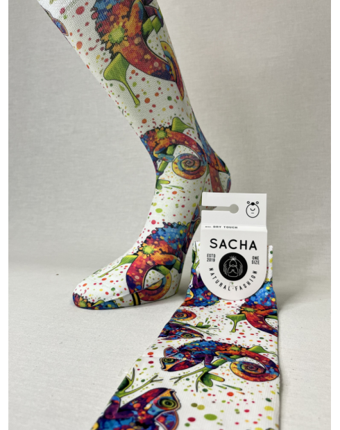 CALCETINES DIVERTIDOS DE HOMBRE CAMALEON