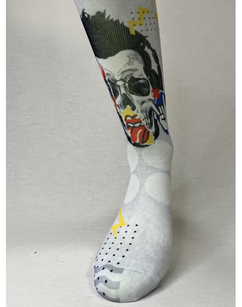 CALCETINES CONFORTABLES DE HOMBRE CALAVERA ROCKERA
