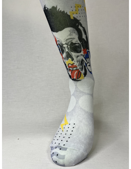 CALCETINES CONFORTABLES DE HOMBRE CALAVERA ROCKERA