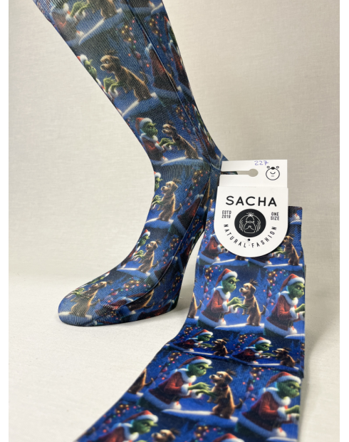 CALCETINES ATREVIDOS DE HOMBRE GRINCH