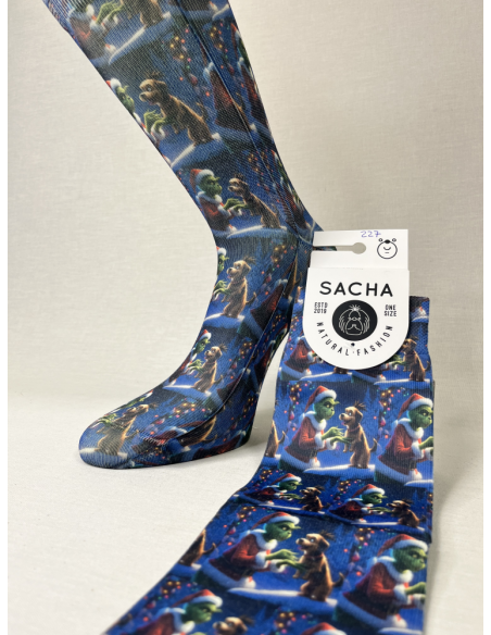 CALCETINES ATREVIDOS DE HOMBRE GRINCH