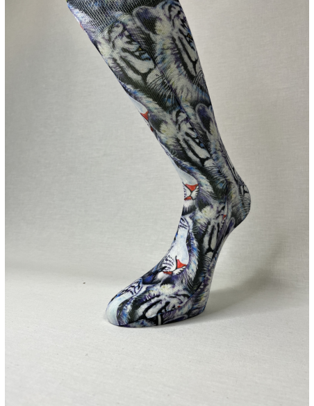 CALCETINES ESTILOSOS DE HOMBRE TIGRE DE BENGALA