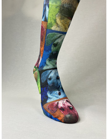 CALCETINES ORIGINALES DE HOMBRE PERRO COLORES