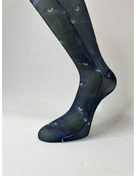 CALCETIN ORIGINAL DE HOMBRE GATOS NEGROS