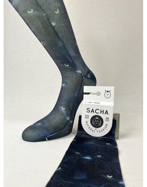 CALCETIN ORIGINAL DE HOMBRE GATOS NEGROS