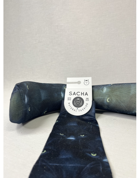 CALCETIN ORIGINAL DE HOMBRE GATOS NEGROS