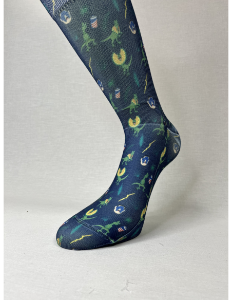 CALCETINES DIVERTIDOS DE HOMBRE JURASIC