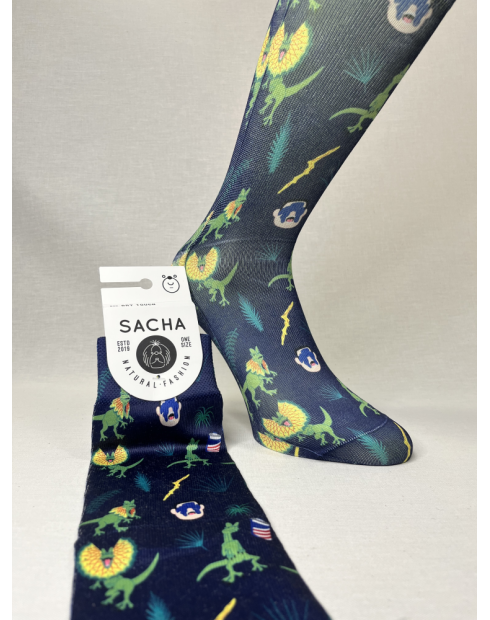 CALCETINES DIVERTIDOS DE HOMBRE JURASIC