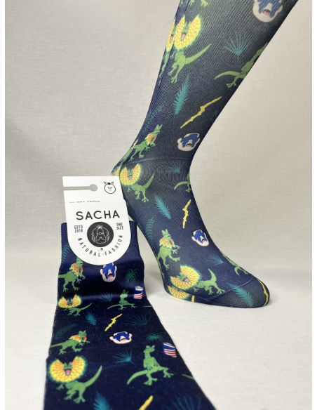 CALCETINES DIVERTIDOS DE HOMBRE JURASIC