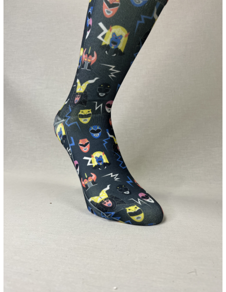 CALCETINES ORIGINALES DE HOMBRE POWER RANGERS