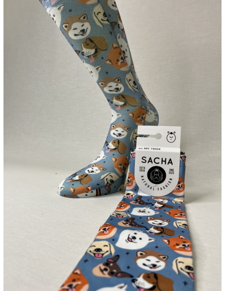 CALCETINES COMODOS DE HOMBRE PERRITOS FELICES