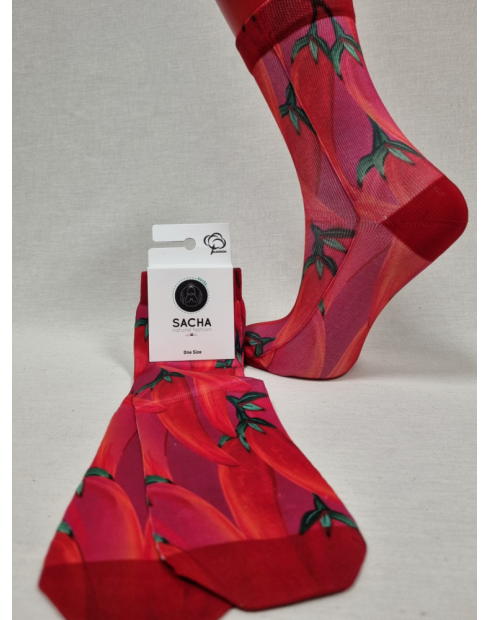 CALCETINES ATREVIDOS DE MUJER CON CHILI