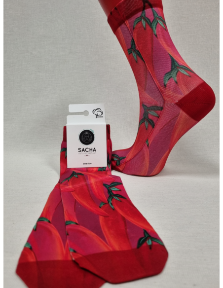 CALCETINES ATREVIDOS DE MUJER CON CHILI