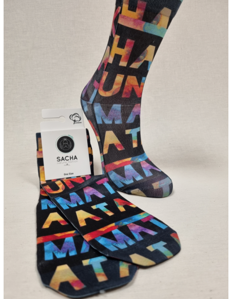 CALCETINES GRACIOSOS DE MUJER DIBUJO HAKUNA MATATA