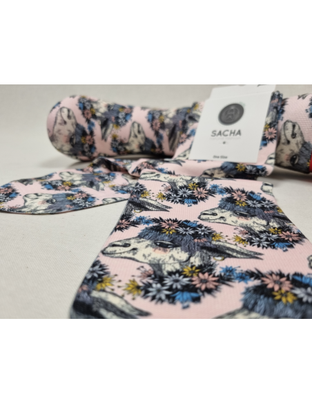 CALCETINES MOLONES DE MUJER CON SIMPÁTICO DIBUJO DE LAMA