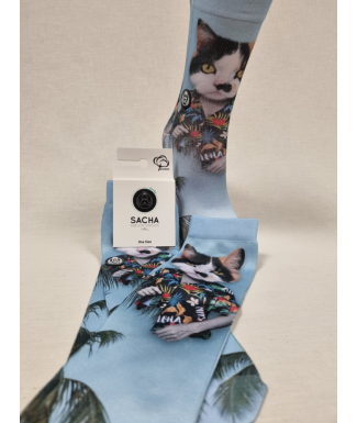 CALCETINES GATA EN EL CARIBE