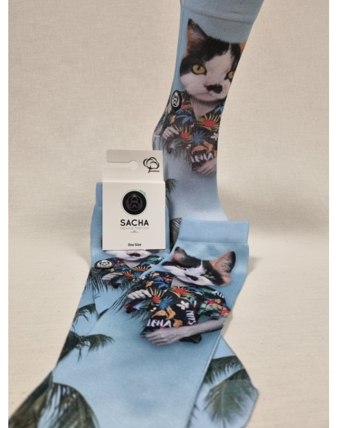 CALCETINES GATA EN EL CARIBE