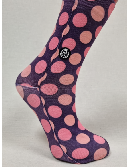 CALCETINES MOLONES DE MUJER CON ALEGRES TOPOS